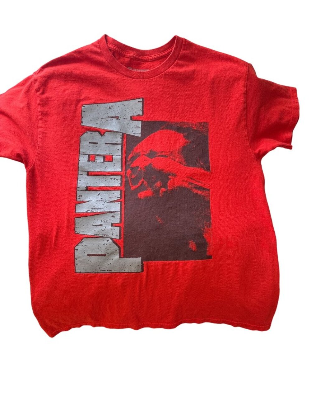 Pantera 2024 Tour Graphic T-Shirt Red Mens Large 100% Cotton Band Merch